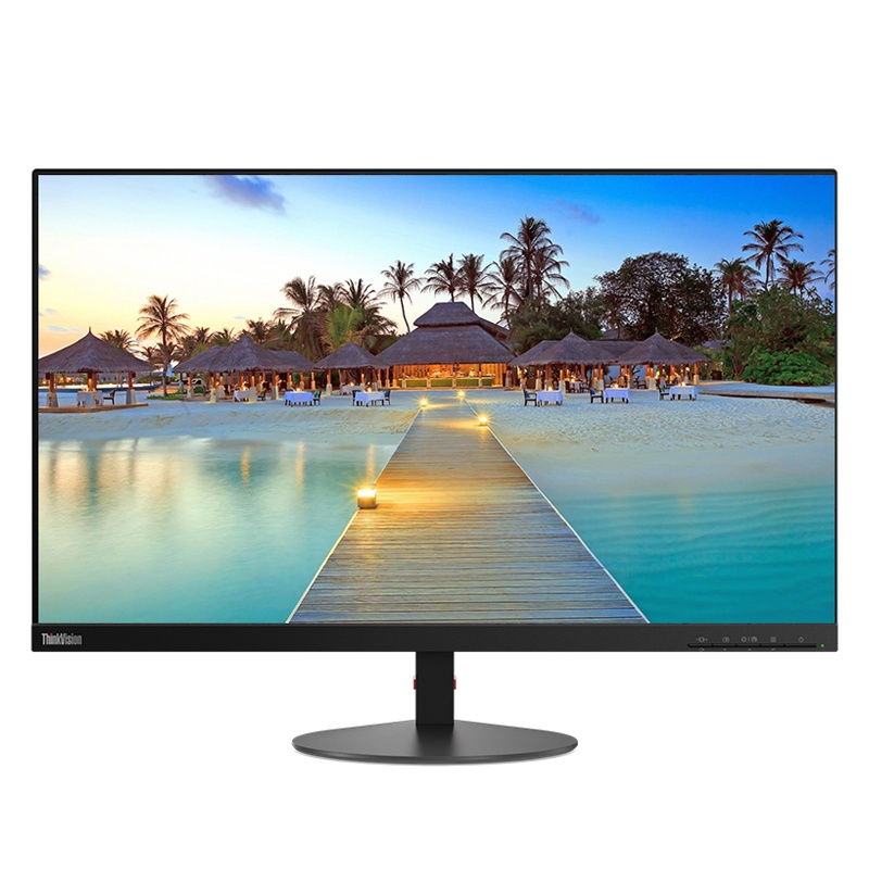联想(ThinkVision) S27i 27英寸IPS屏广视角超窄边框支持壁挂 电脑液晶显示器