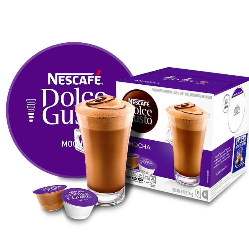 雀巢多趣酷思胶囊咖啡Dolce Gusto 摩卡咖啡16粒原装进口