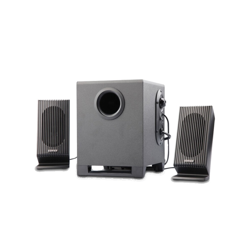 Edifier/漫步者 R86 2.1声道笔记本电脑有源音响家用台式迷你小音箱重低音炮 黑色