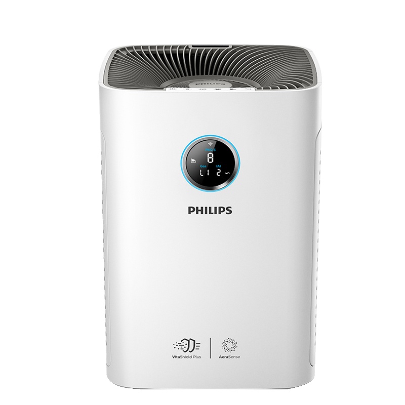 飞利浦(Philips)智能空气净化器AC6676/00家用型高效级除甲醛除烟尘PM2.5数字显示空气净化器手机远程可控