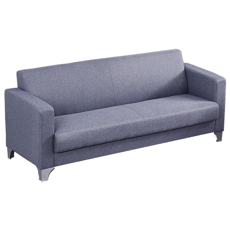 HiBoss布艺办公沙发简约会客商务三人位接待小型办公室沙发