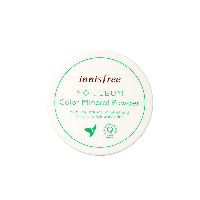 [轻薄定妆]innisfree 悦诗风吟 矿物质遮瑕定妆薄荷 散粉 5g 持久控油