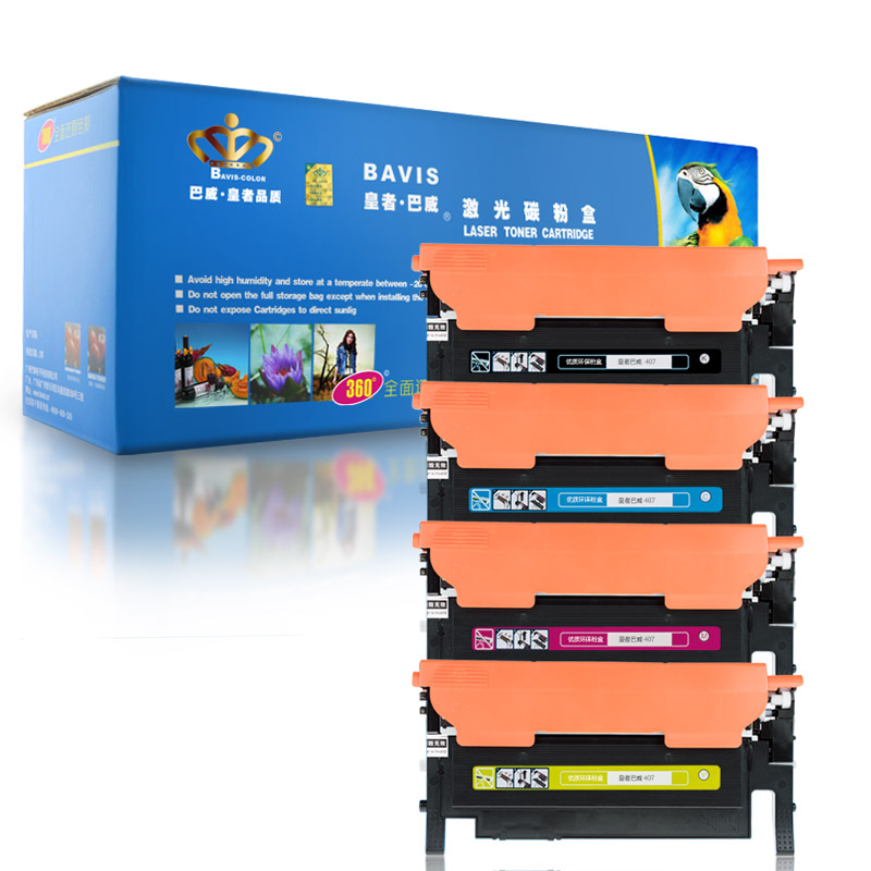 皇者.巴威(BAVIS)适合三星K407S墨粉盒CLP-325W CLP320打印机CLP326W硒鼓CLX3186墨盒