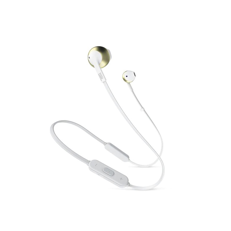 JBL TUNE205BT 半入耳式无线蓝牙耳机 香槟金