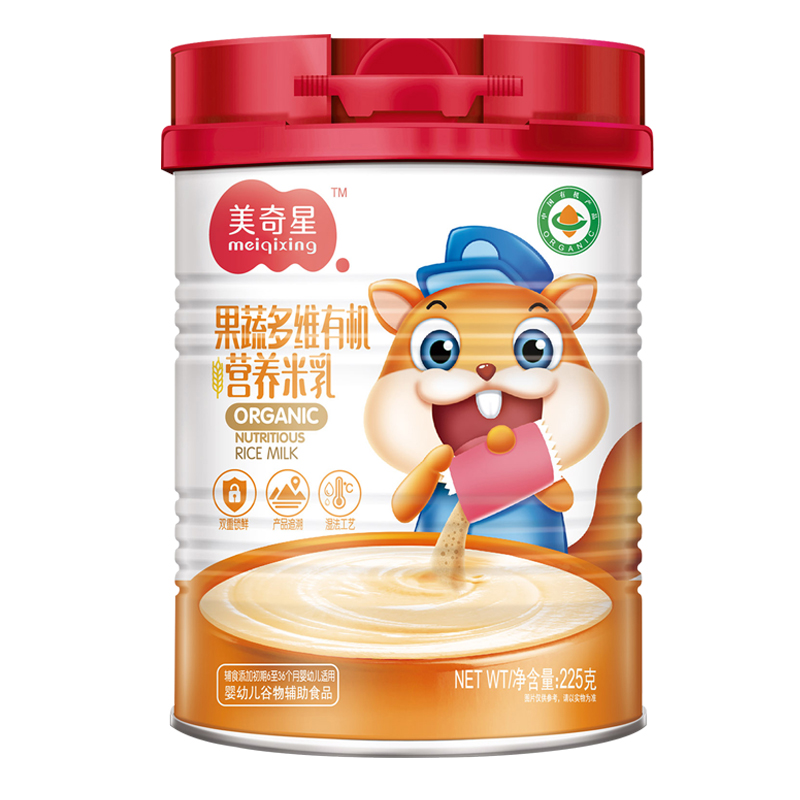 美奇星(唯新)果蔬多维有机营养米乳225g