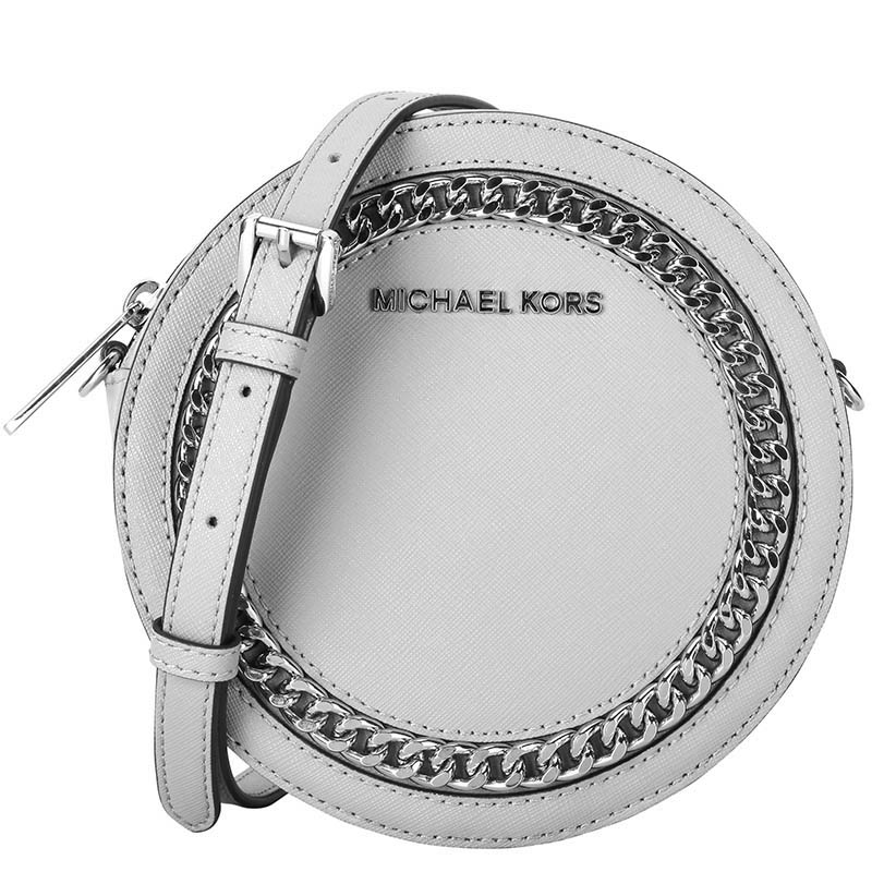 MICHAEL KORS 迈克·科尔斯 MK女包 TINA系列皮质女士圆形单肩斜挎包