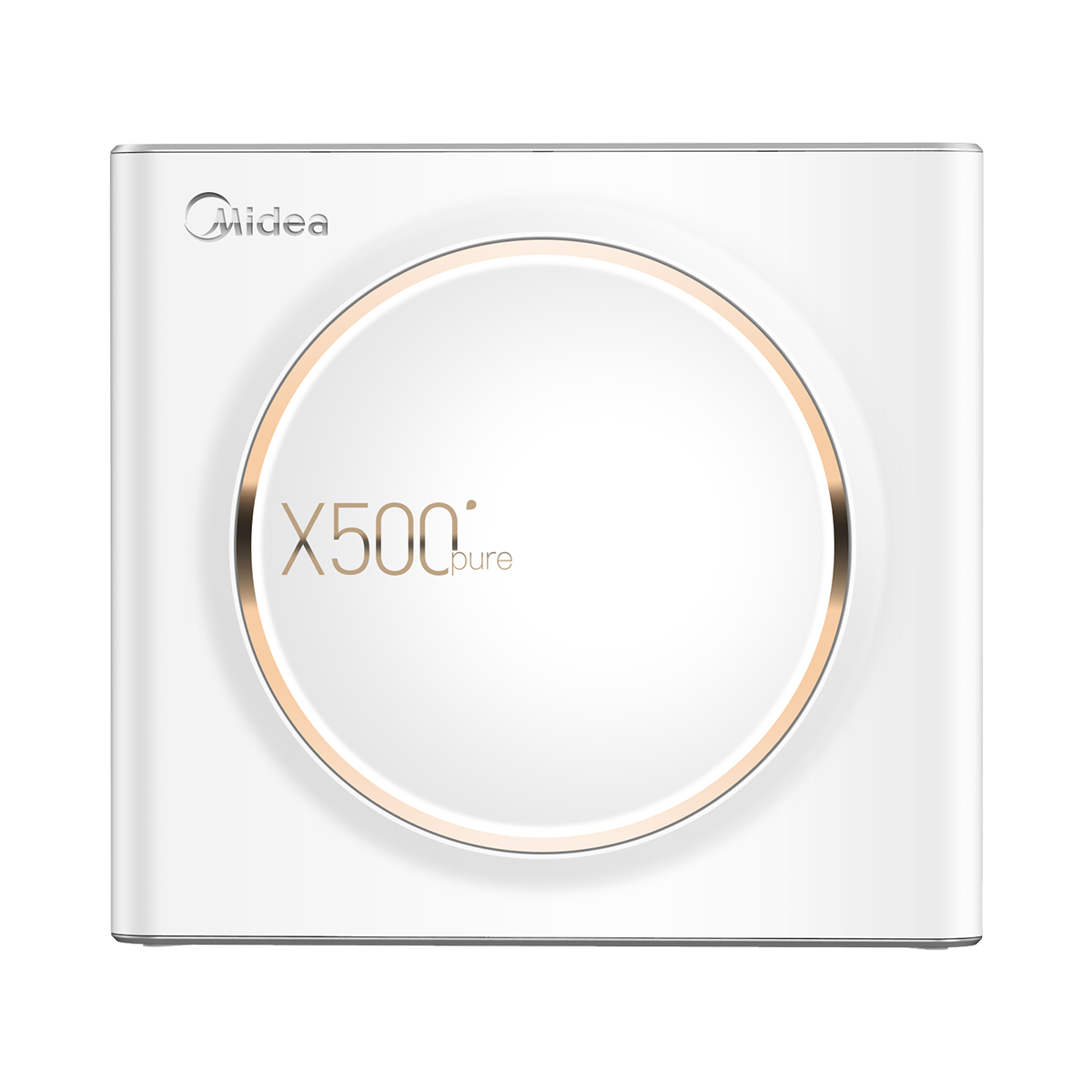 美的(Midea)净水器X500家用厨房直饮净水机无桶500G大流量RO反渗透2:1废水纯水机