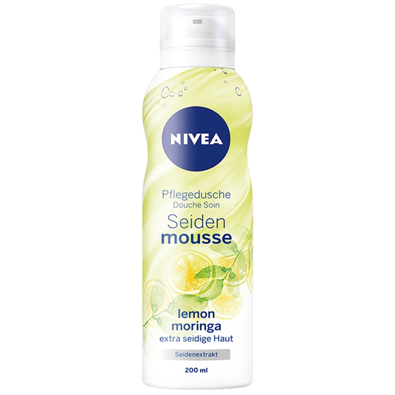 妮维雅(NIVEA)丝柔香润沐浴慕斯-柠檬清香 200ML