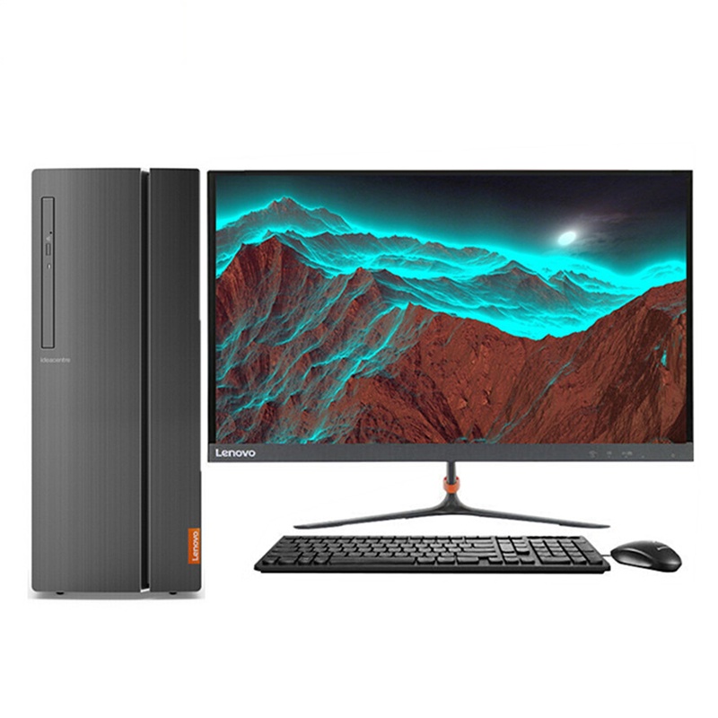 联想 ideacentre510A-15台式电脑 i3-7100 4GB 1TB 无光驱 集显 Win10 23英寸