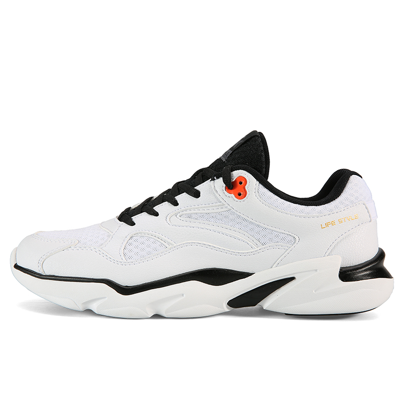 匹克(PEAK)板鞋休闲鞋2019春男士复古休闲鞋都市运动男鞋运动鞋DE910391