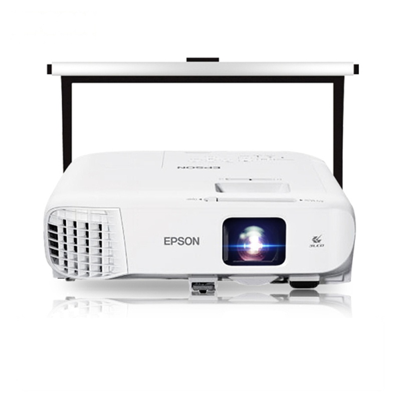 爱普生(EPSON)CB-W05 免费安装商务办公教学会议投影机家用高清投影仪(3300流明WXGA宽屏)