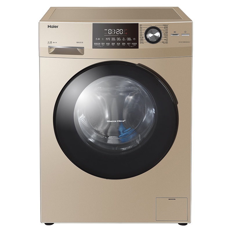 海尔(Haier)EG10014HBD959GU1 10公斤大容量 直驱变频 全自动家用滚筒洗衣机 洗烘一体机 手机智控
