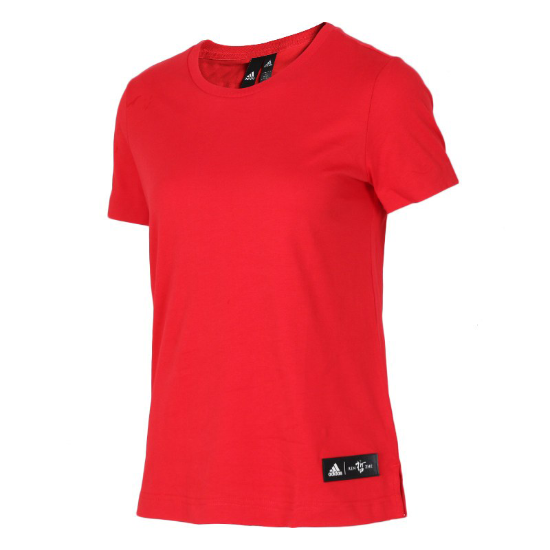 阿迪达斯(adidas)女士CNY 任哲联名夏季圆领修身运动休闲短袖T恤 EA2100