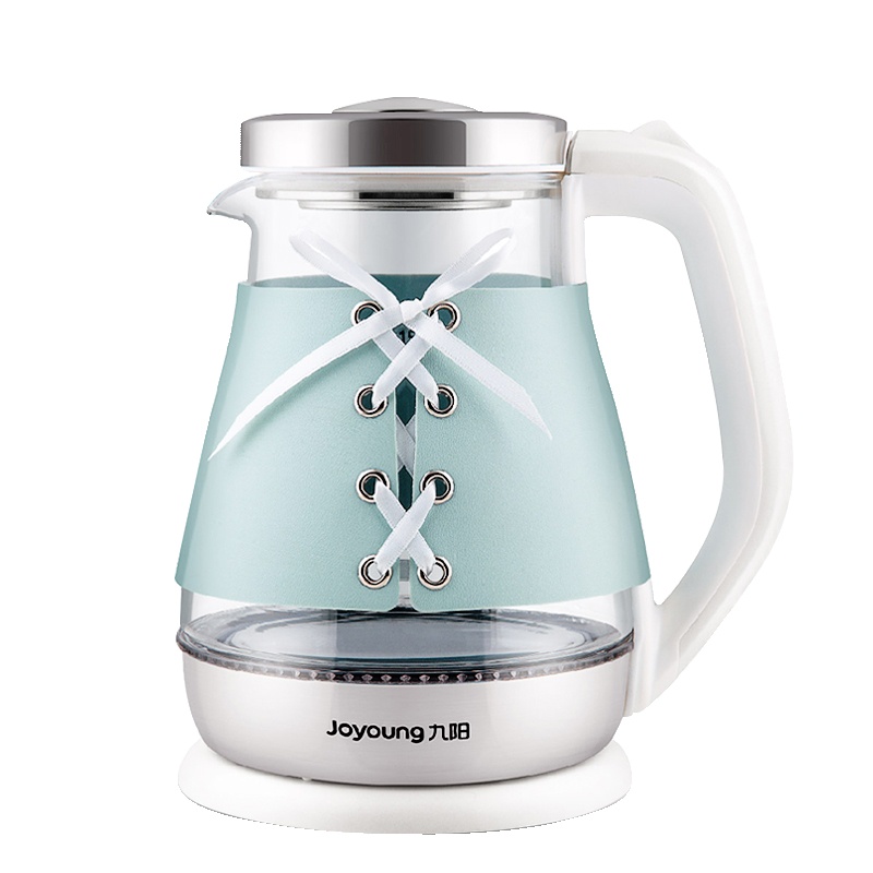 九阳(Joyoung)K15-G66电热水壶 1.5L烧水壶 进口温控器 玻璃开水壶 自动断电 大容量家用304不锈钢