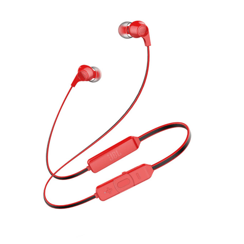 JBL T120BT 蓝牙耳机 无线入耳式耳机耳麦 手机音乐耳塞 低音 红色