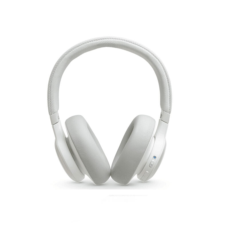 JBL LIVE 650BTNC 主动降噪耳机 智能语音AI无线蓝牙耳机/耳麦 头戴式 手机通话游戏耳机 白色