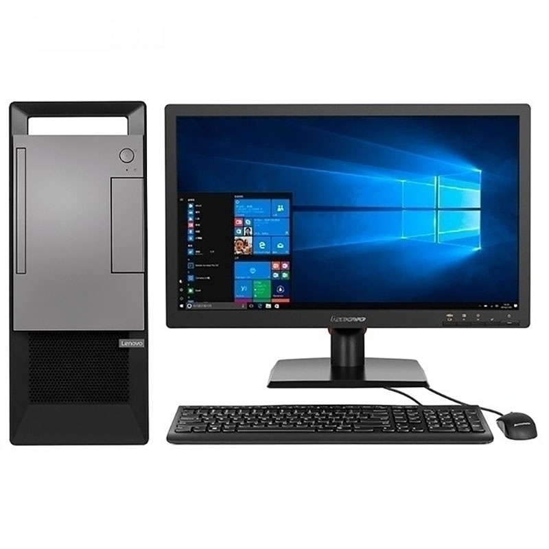 联想(Lenovo)T4900V 台式商用电脑整机 21.5英寸(i5-8500/8GB/1TB/2G独显/DVD 黑)