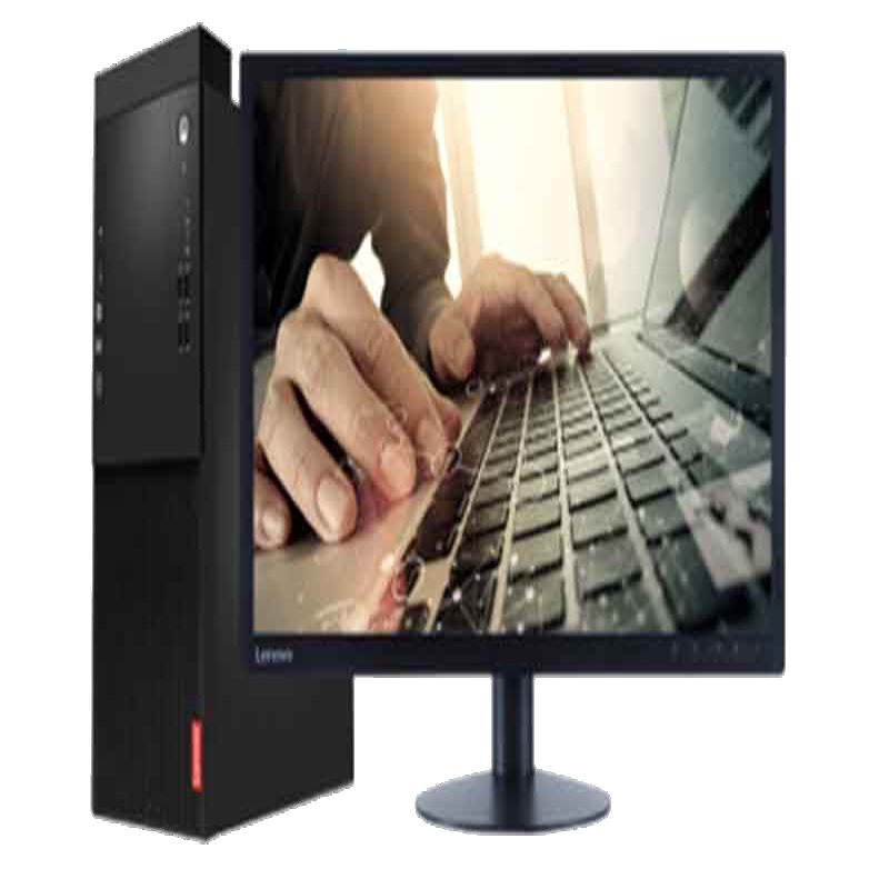 联想(Lenovo)启天M415 商用台式电脑 23英寸屏 I5-7500/8GB/1TB/独显/无光驱/WIN10