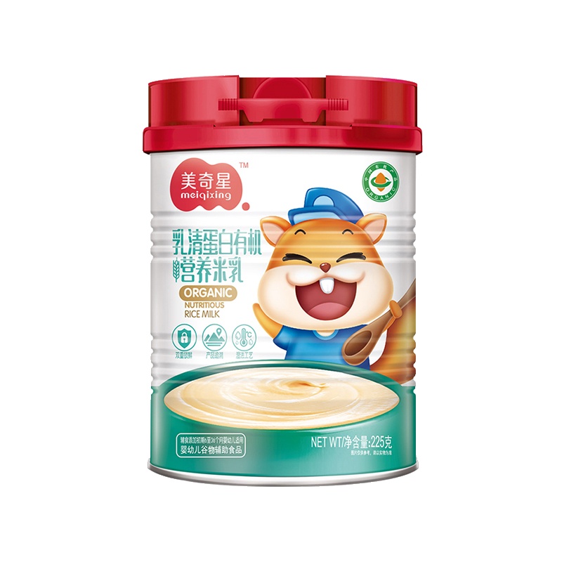美奇星225g乳清蛋白有机营养米乳米粉米糊