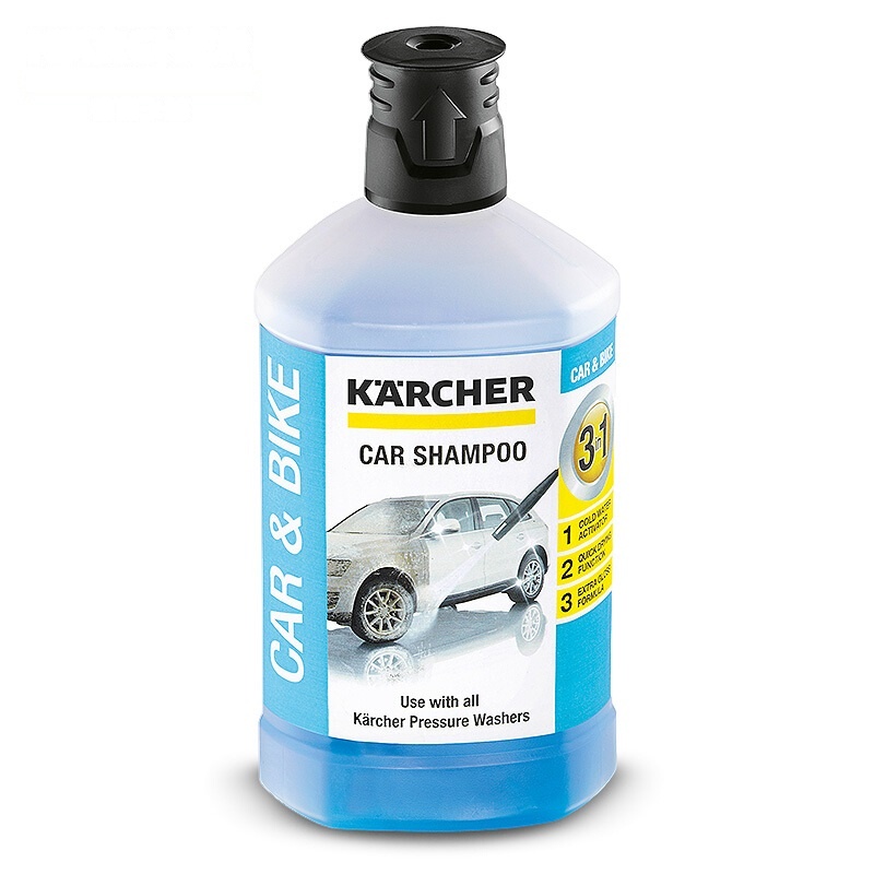 凯驰集团KARCHER德国卡赫 进口洗车香波 洗车液洗车精泡沫清洗剂 3合1洗车香波 去污护漆
