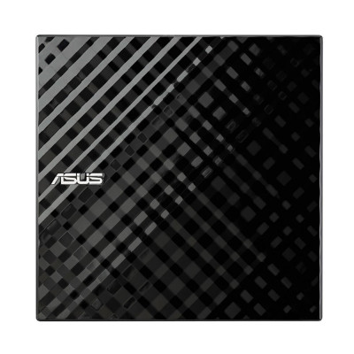 华硕(ASUS) 8倍速 USB2.0 外置DVD刻录机 移动光驱 黑色(兼容苹果系统/SDRW-08D2S-U)