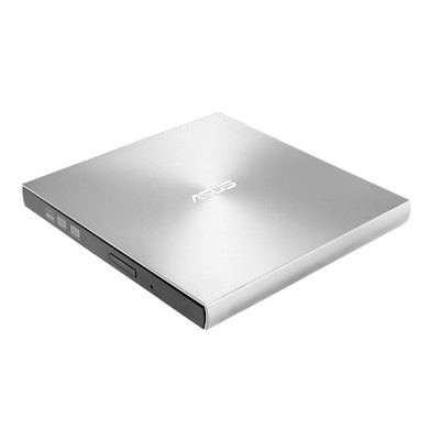 华硕(ASUS) 8倍速外置DVD刻录机移动光驱 USB/Type-C接口(兼容苹果系统/SDRW-08U9M-U)银色