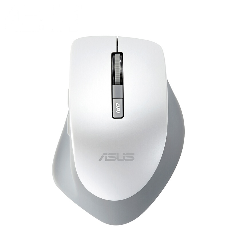 华硕(ASUS)WT425白色静音无线游戏办公鼠标轻薄便携笔记本家用台式机PC电脑即插即用USB