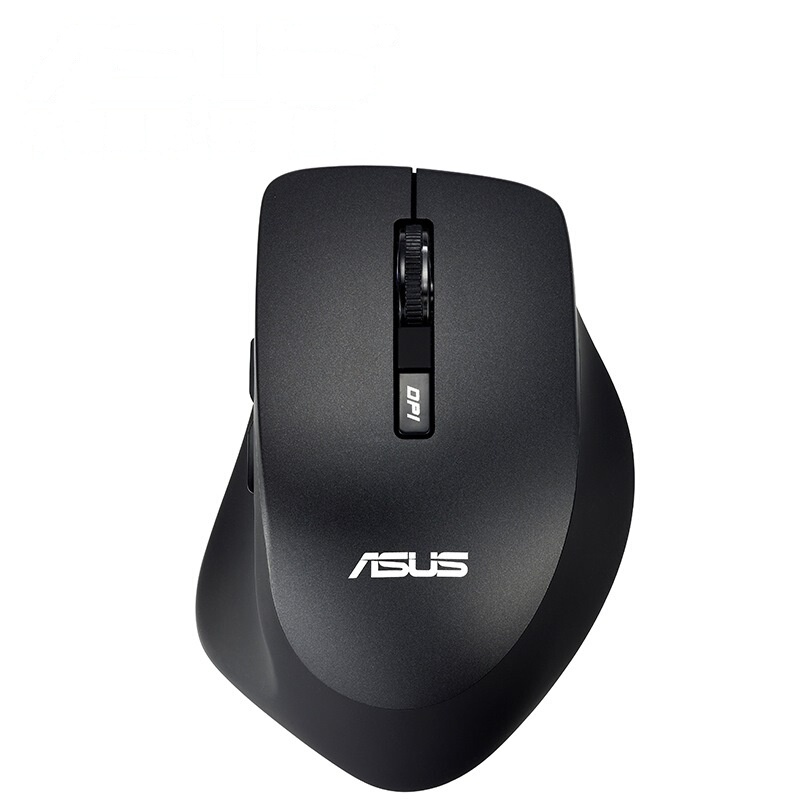 华硕(ASUS)WT425黑色静音无线游戏办公鼠标轻薄便携笔记本家用台式机PC电脑即插即用USB