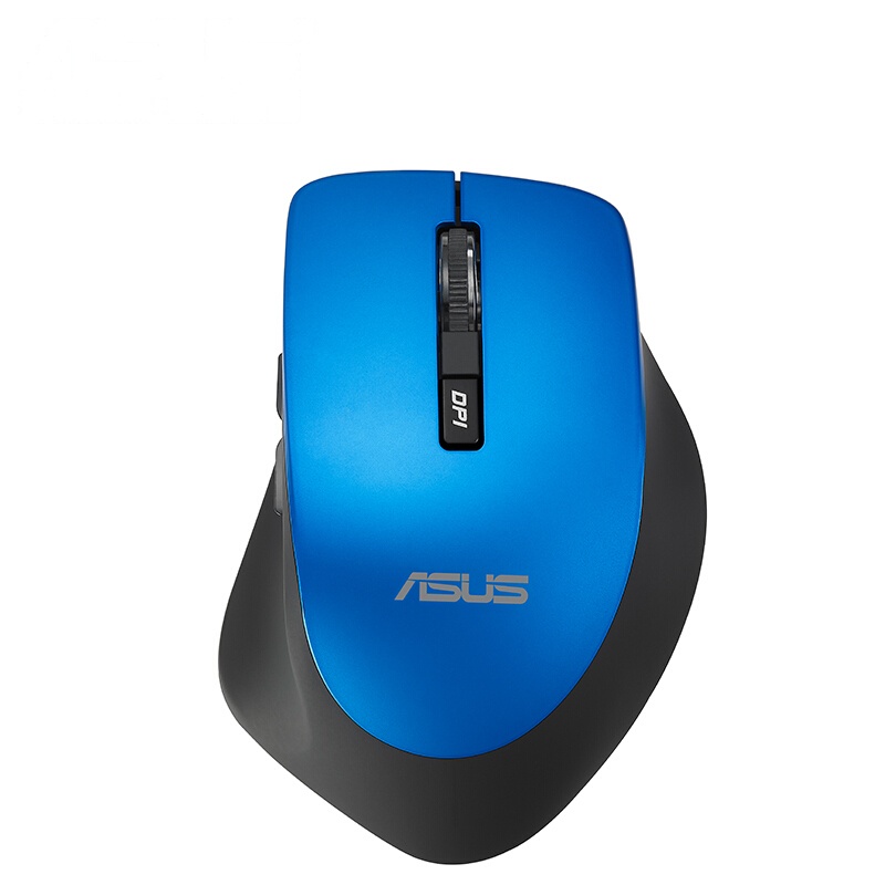 华硕(ASUS)WT425蓝色无线游戏办公鼠标轻薄便携笔记本家用台式机PC电脑即插即用