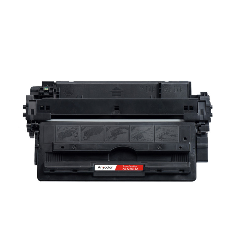 Anycolor欣彩AR-Q7516A(专业版)黑色硒鼓/墨粉盒(适用惠普Q7516A /HP 5200/5200L)