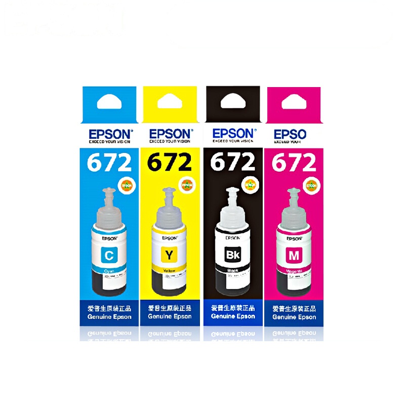 [苏宁自营]爱普生(EPSON) L365 L130 L310 L565打印机原装墨水T672