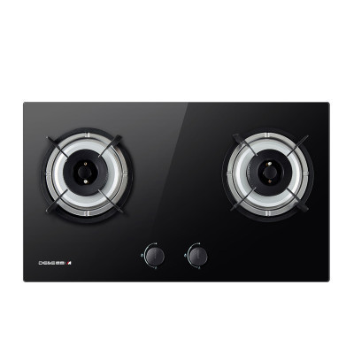 德意(DE&E)4.2kW爆炒大火力燃气灶JZT-760B(天然气)钢化玻璃台嵌两用灶具 天然气灶