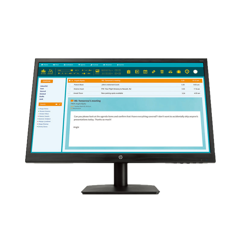 惠普HP显示器N223V 21.5寸显示器