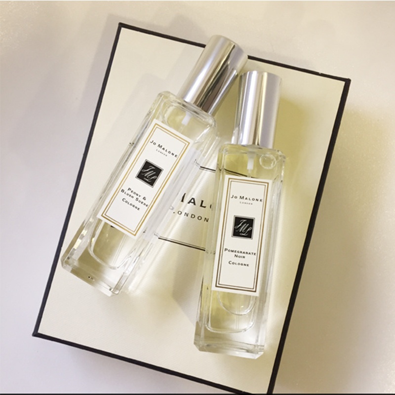 Jo Malone 香氛雙件套 牡丹與胭紅麂絨香水30ml + 黑石榴香水30ml