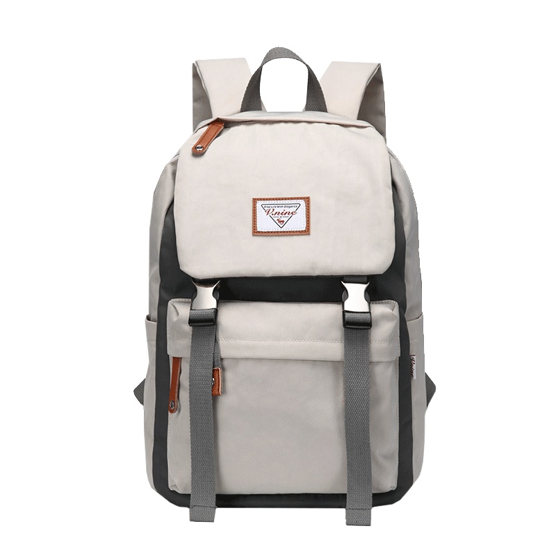 第九城2017新款学生双肩包女韩版潮个性百搭背包小清新撞色包包