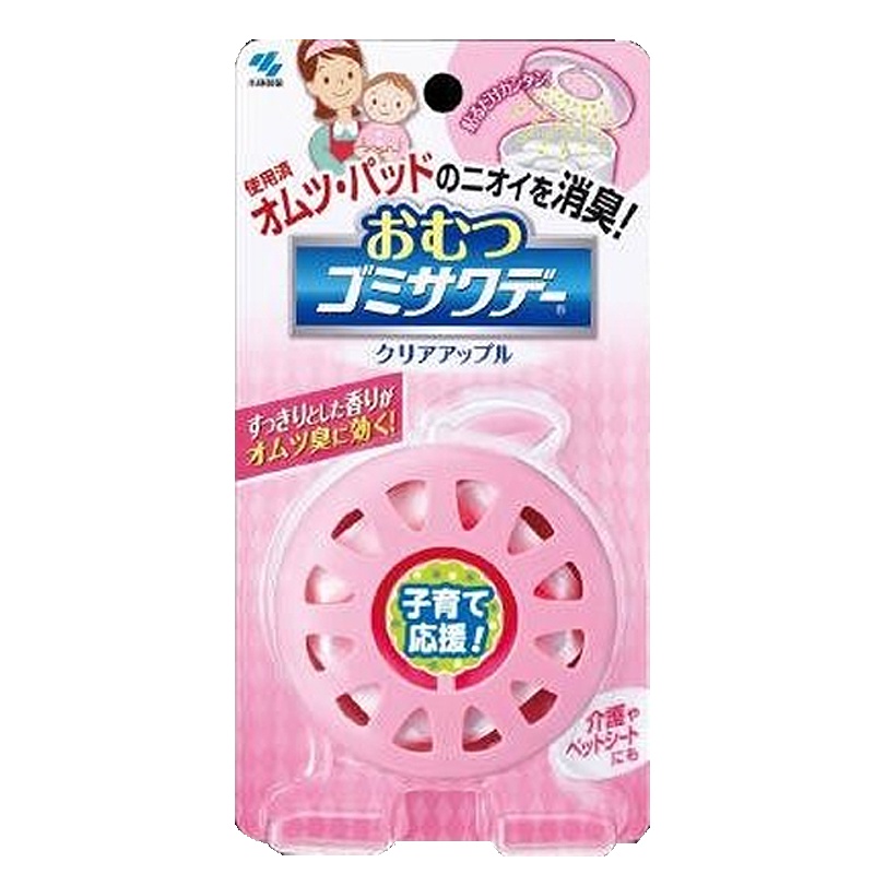 [厨房消臭]小林制药(KOBAYASHI) 日本原装粘贴式 空气清新剂 除味剂 垃圾箱0.02粉色 2.7ml