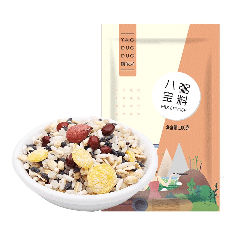 姚朵朵八宝粥料100g熬粥材料营养粥早餐粥粗粮组合