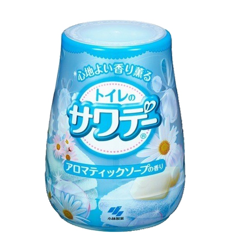 [日本进口]小林制药(KOBAYASHI) 室内果冻芳香剂膏状香膏空气清新剂0.14 L 皂香 140g