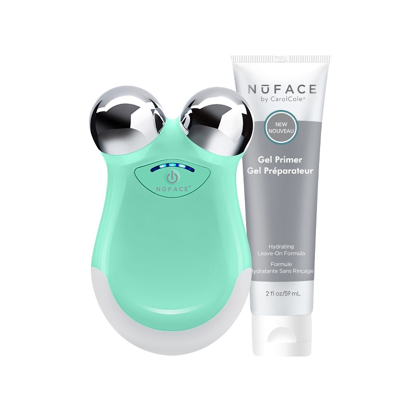 NuFace美国进口电子美容仪mini 绿色 ATP胶原蛋白去皱提拉紧 EMS/微电流脸部提升脸部轮廓 瘦脸Nuface