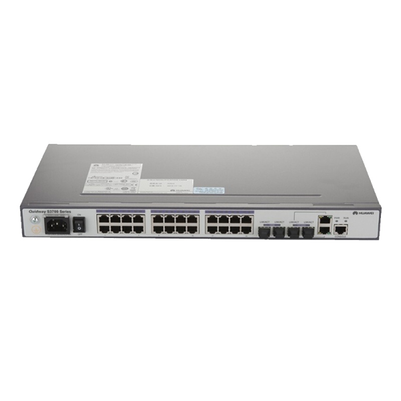 华为(HUAWEI)S3700-28TP-SI-AC 24口百兆三层以太网 交换机 原厂质保