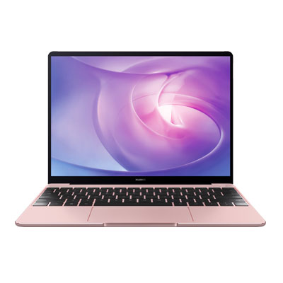 华为 HUAWEI MateBook 13 13英寸全面屏轻薄性能本笔记本电脑（i7-8565U 8G 512GB固态硬盘 MX150独显 2K高清屏 指纹识别 樱粉金）