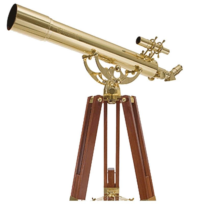 星特朗外交官Ambassador 80AZ 复古黄铜折射式天文望远镜 观星观景望远镜 单筒望远镜
