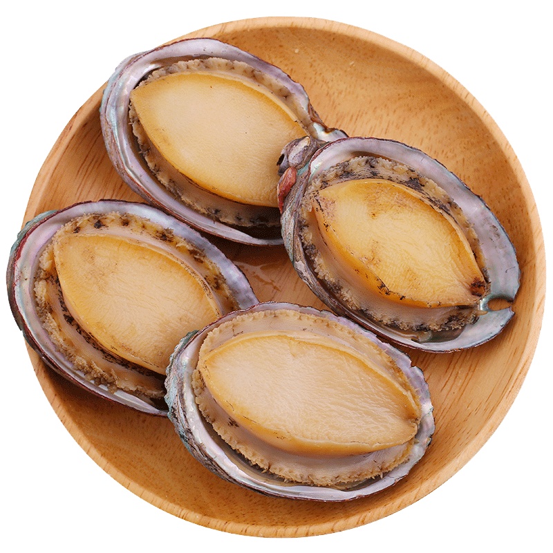 海洋岛去肚去脏即食冷冻鲍鱼海鲜水产生鲜新鲜海产10只(270g)/袋*2