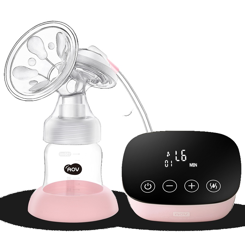 安姆特(AOV)电动吸奶器9档可调节吸乳器按摩催乳挤奶器6820粉