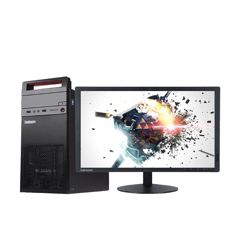 联想ThinkCentre E74 08CD 商用台式电脑 19.5寸(六代I3-6100 4G 500G 2G独显)