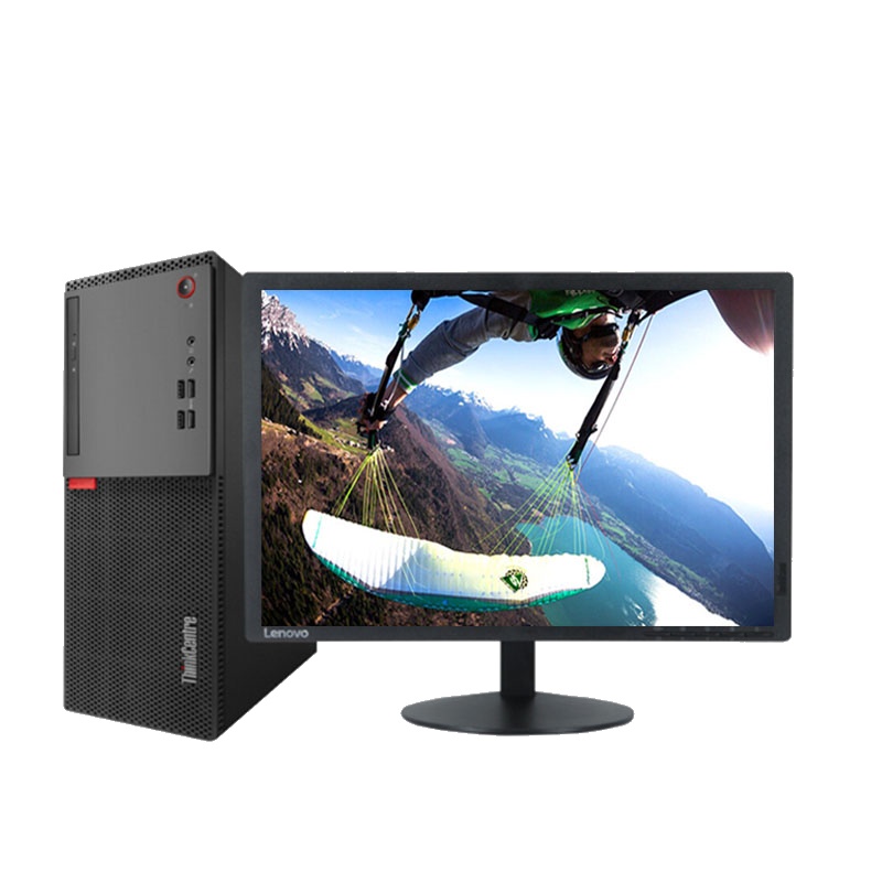 联想ThinkCentre E75 13CD 商用台式电脑 19.5寸(六代I3-6100 4G 500G 集成 )
