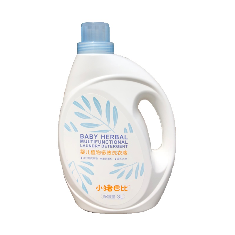 小猪巴比婴儿植物多效洗衣液(洋甘菊香)3L/瓶