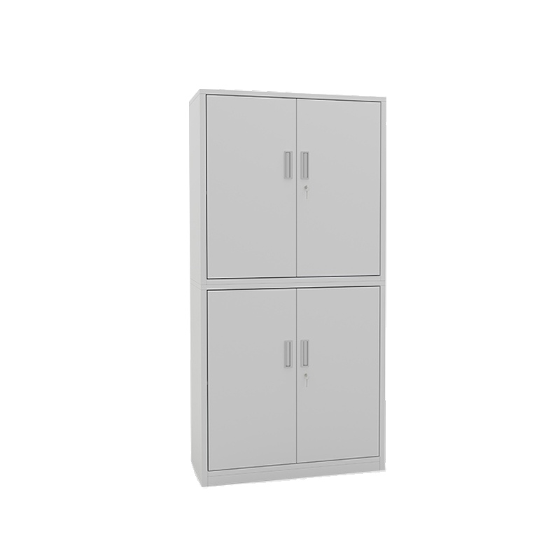 [万保]钢制柜上下分体双节柜 四门柜铁皮资料柜办公柜档案柜