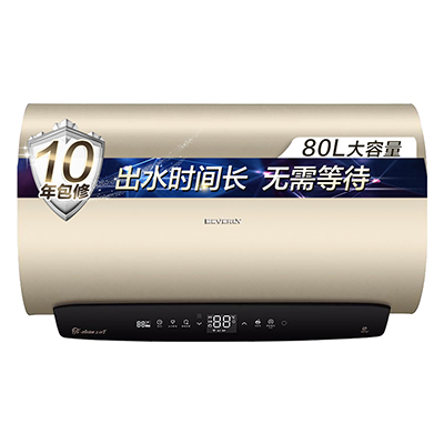 美的(Midea) 比佛利 5500W大器 无限流量 家用储水式电热水器F80-55GQ3(HEY) TECH四维活水