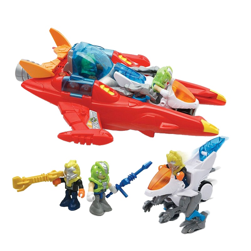 [苏宁自营]伟易达(Vtech) 玩具 变形恐龙- 战神系列·迅猛龙发射器变形机器人汽车百变金刚儿童男孩玩具
